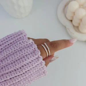 Anel traço e molinha