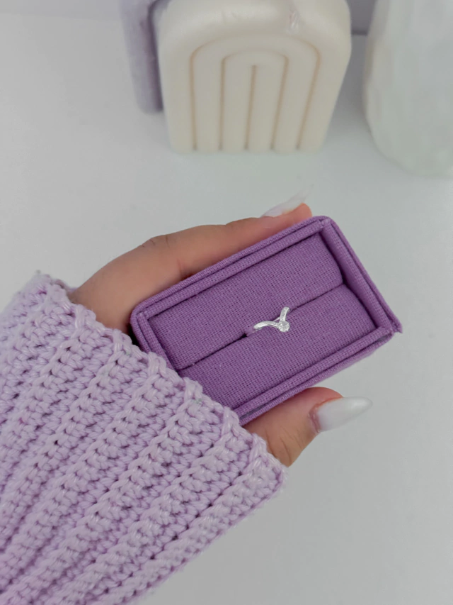 Anel falange curvada ponto de luz - Imagem 2