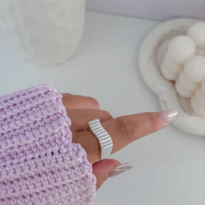 Anel listrado regulável