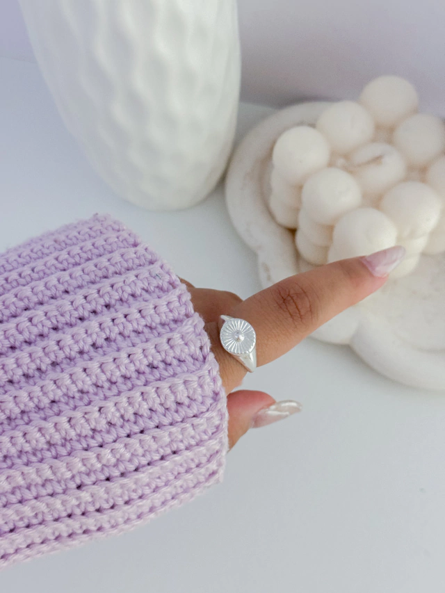 Anel regulável detalhado