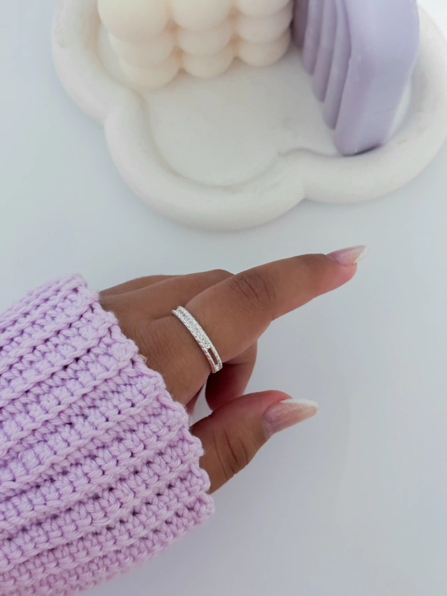 Anel traços preenchido - Imagem 2