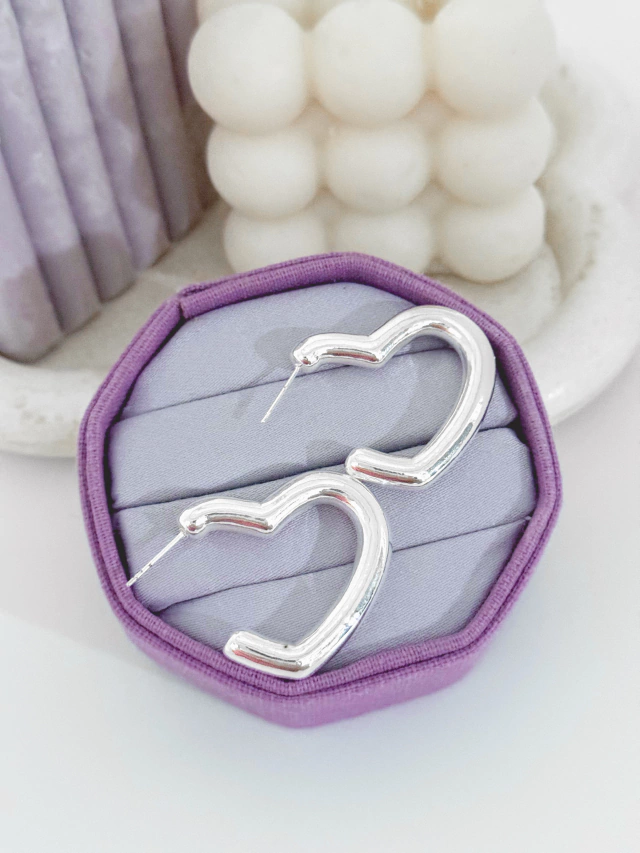 Argola coração - Imagem 2