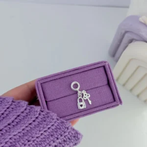 Berloque chave e cadeado