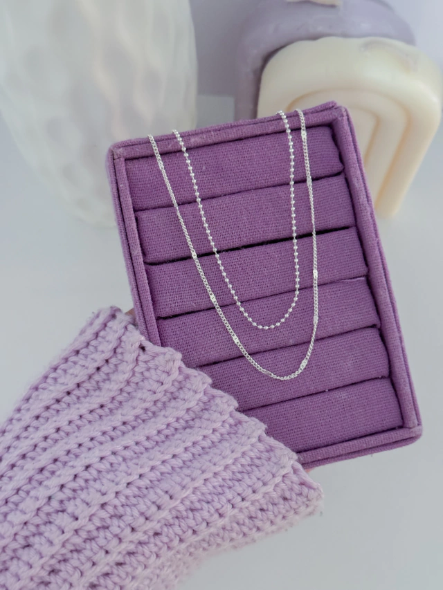 Colar duplo batidinho