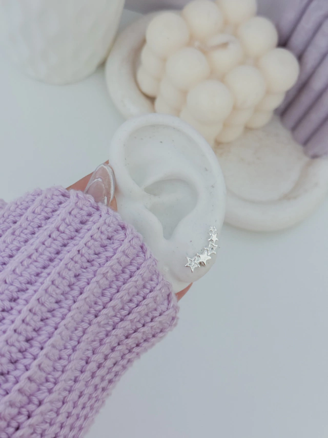 Ear cuff estrelas - Imagem 3