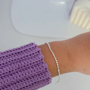 Pulseira bolinha amassada