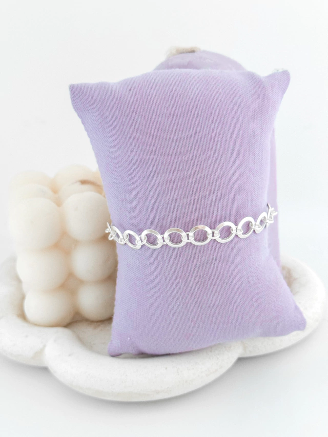 Pulseira círculos vazado