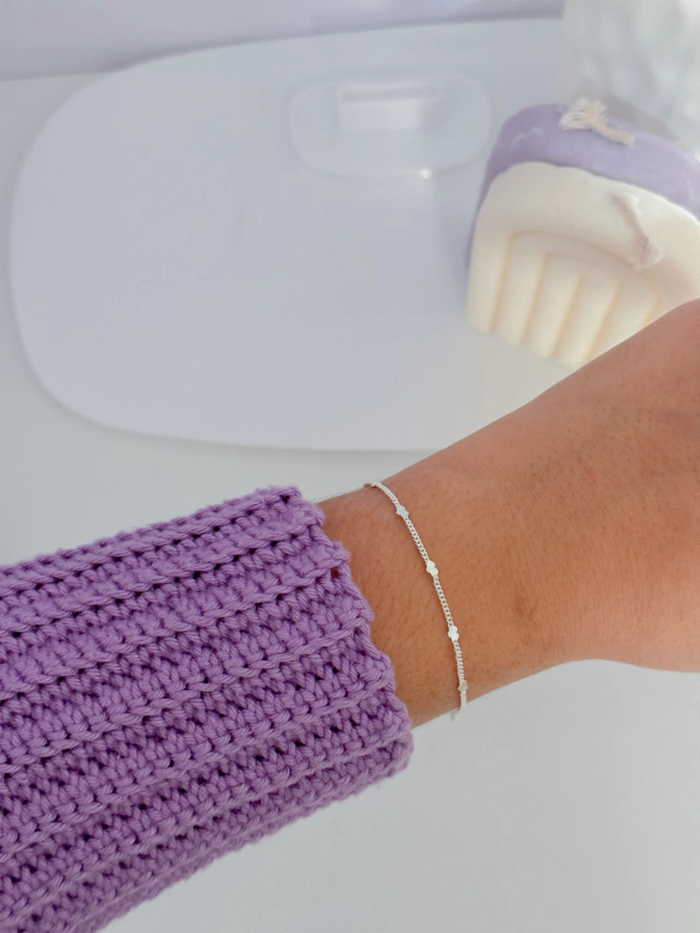 Pulseira corações batidinho