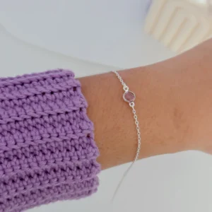 Pulseira cristal lilás