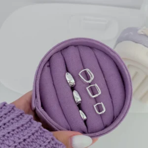 Trio de argola quadrada