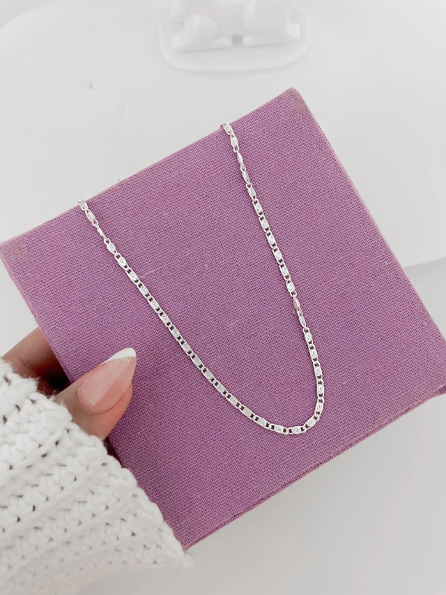 Corrente masculina piastrine 60 cm