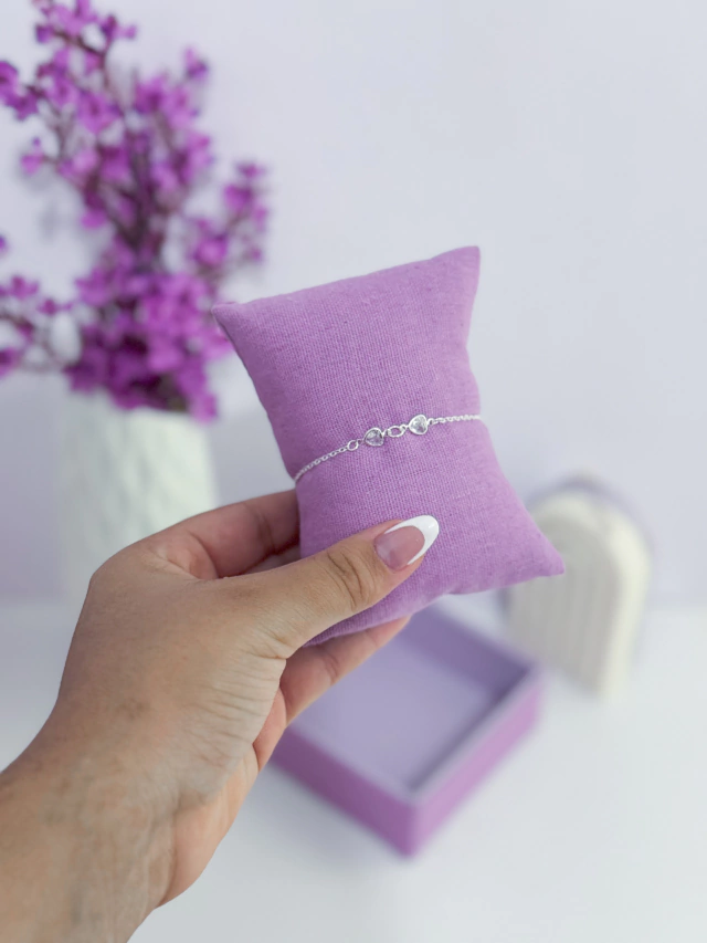 Pulseira 2 zircônias