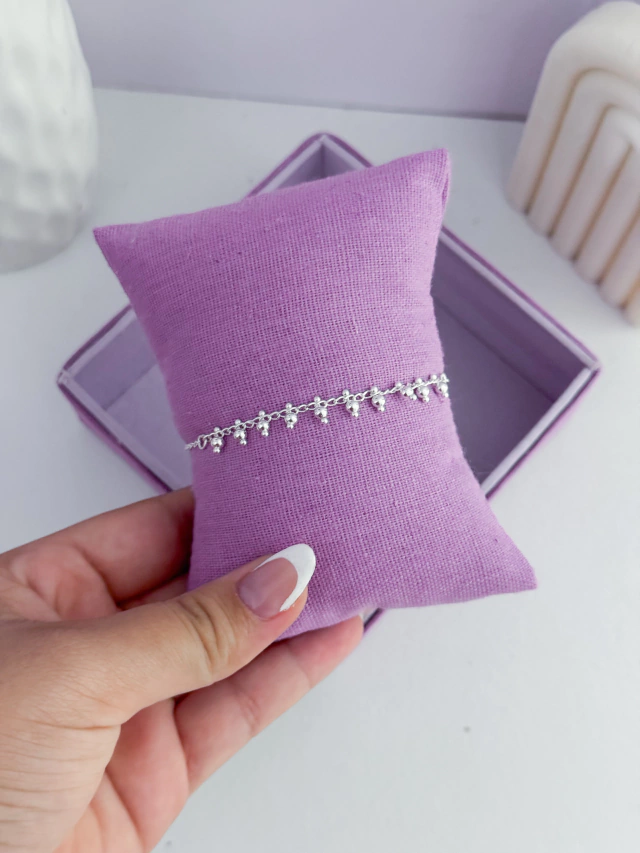 Pulseira bolinhas penduradas - Imagem 3