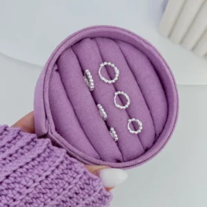 Trio de argolinha bolinha