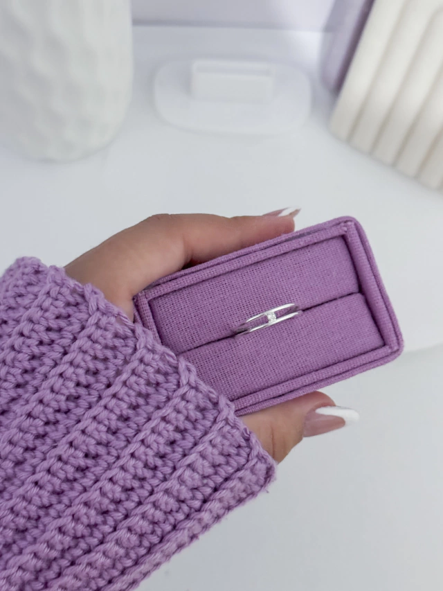 Anel 2 traços com ponto de luz - Imagem 3