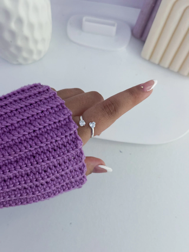 Anel regulável 2 zircônias